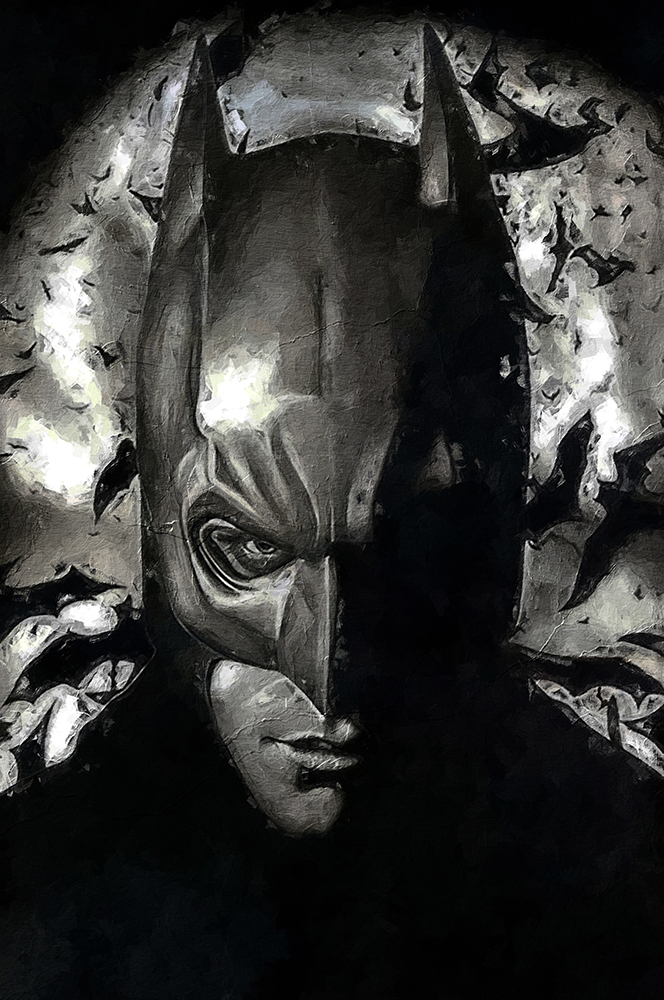 Comic Book Heroes Art - Batman - Batman 1 painting for sale Bat02