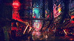 Cyberpunk Cityscape 2 painting for sale