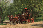 Thomas Eakins Coach and Horse oil painting reproduction