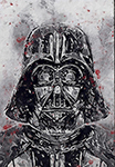 Abstract Darth Vader 3 painting for sale