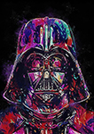 Abstract Darth Vader 4 painting for sale