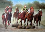 Horse Racing Art