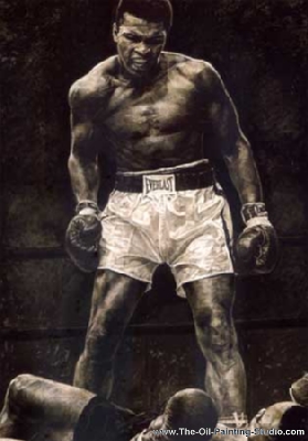 Sports Art - Boxing - Ali the Greatest painting for sale Ali2