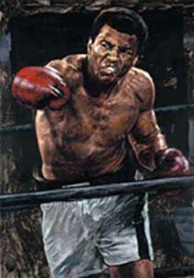 Sports Art - Boxing - Ali painting for sale Ali4