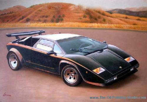 Transport Art - Automobile Art - Lamborghini 1 painting for sale Auto1