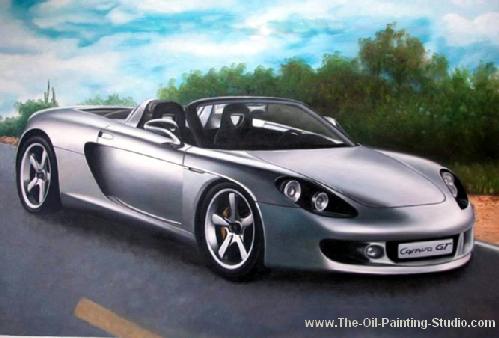 Transport Art - Automobile Art - Porsche 3 painting for sale Auto10