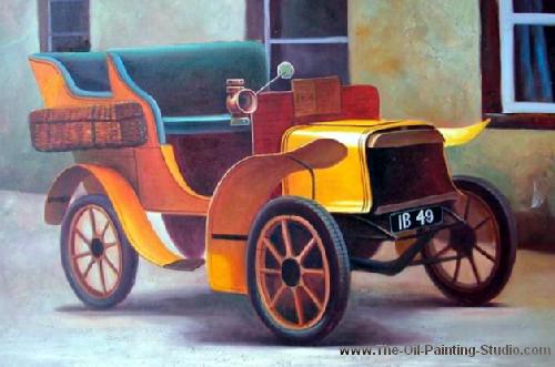 Transport Art - Automobile Art - Vintage Car 4 painting for sale Auto12