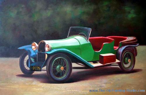 Transport Art - Automobile Art - Vintage Car 5 painting for sale Auto13