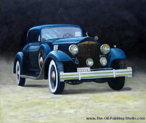 Transport Art - Automobile Art - Vintage Car 2 painting for sale Auto18