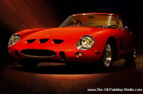 Transport Art - Automobile Art - Ferrari painting for sale Auto24