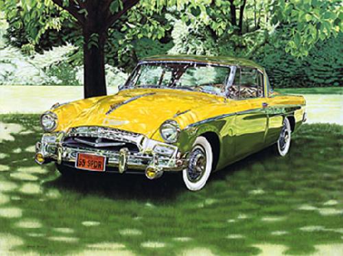 Transport Art - Automobile Art - Corvette 2 painting for sale Auto25