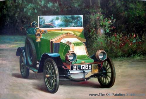 Transport Art - Automobile Art - Vintage Car 1 painting for sale Auto5