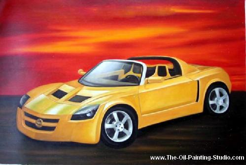 Transport Art - Automobile Art - Sports Car 2 painting for sale Auto9