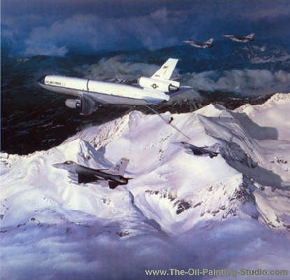 Transport Art - Aviation Art - Way Ahead painting for sale Avi15