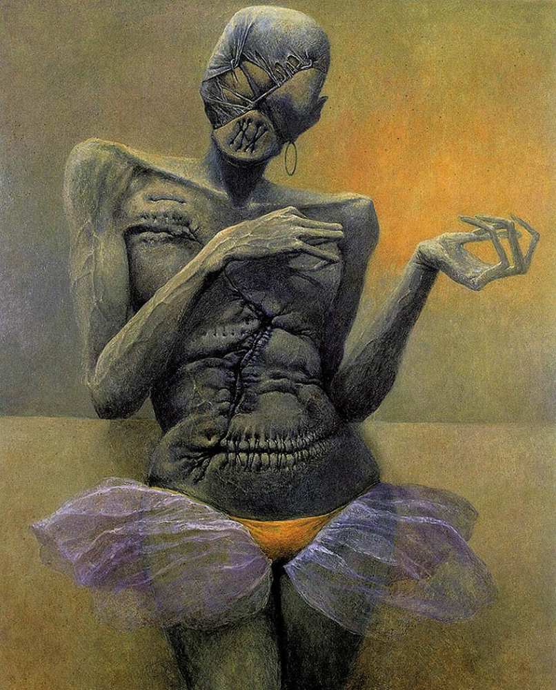 Zdzislaw Beksinski BEKSINSKI044 oil painting reproduction