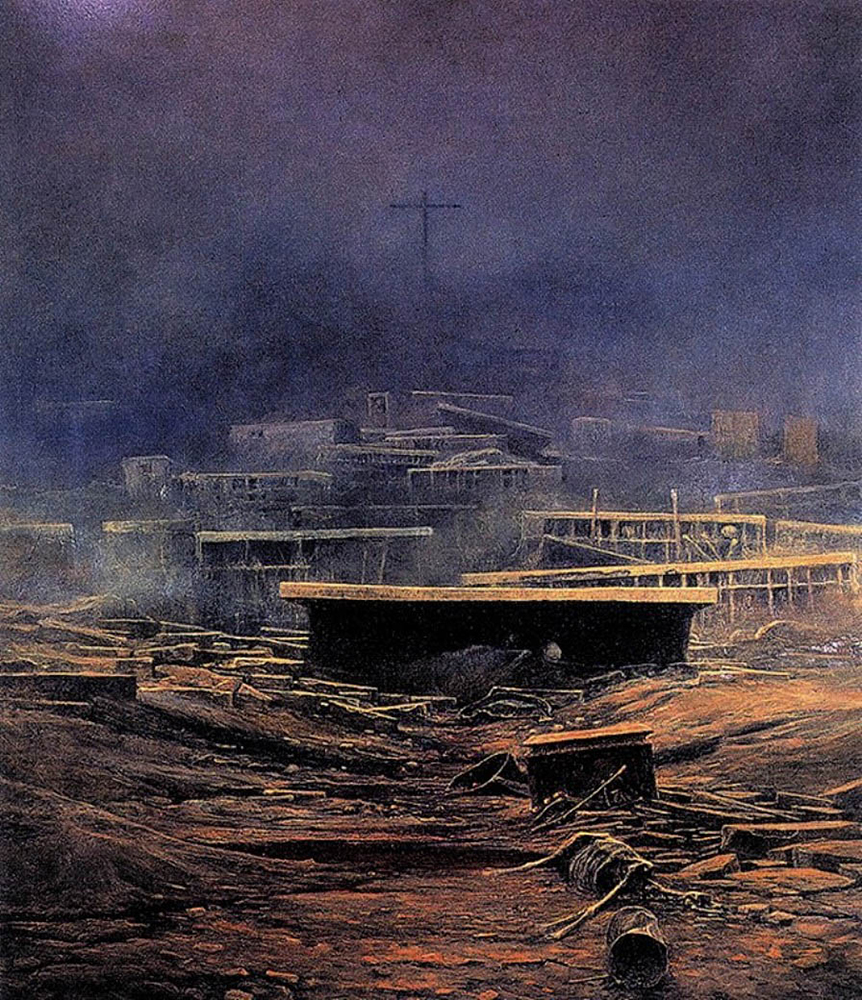 Zdzislaw Beksinski BEKSINSKI071 oil painting reproduction