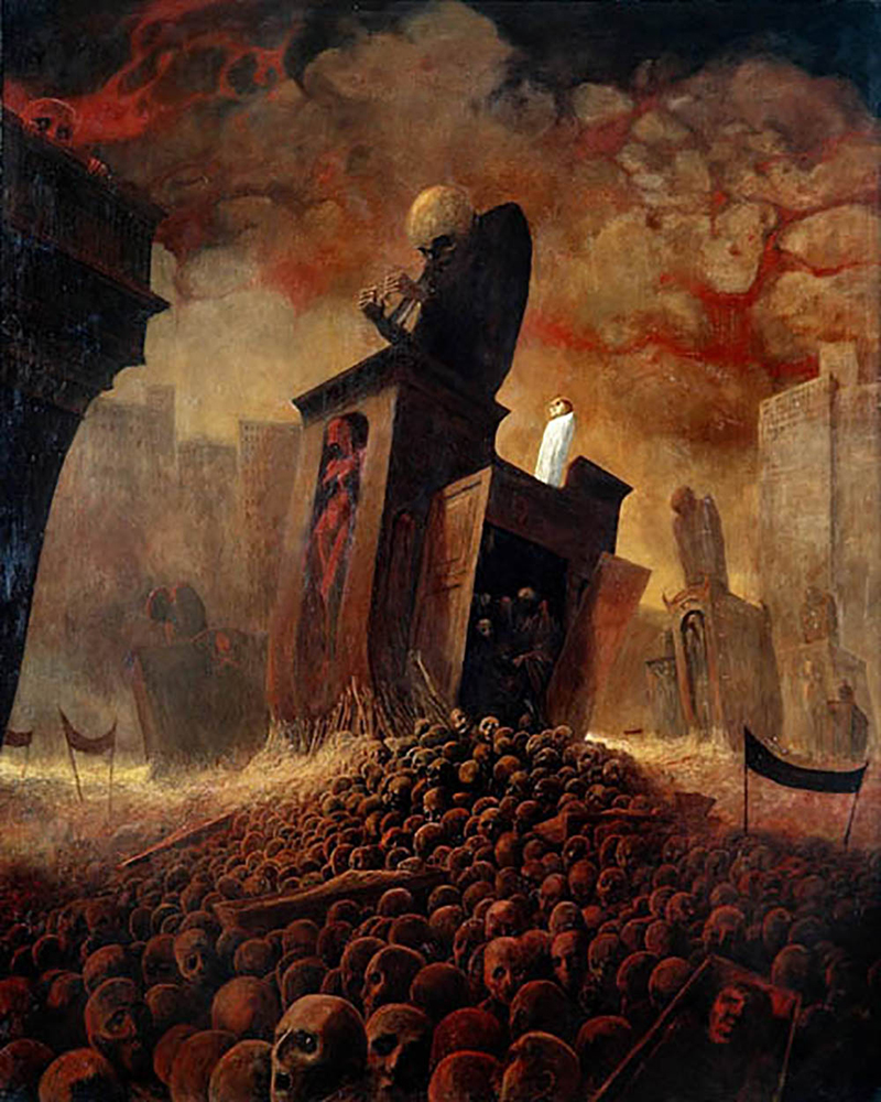 Zdzislaw Beksinski BEKSINSKI121 oil painting reproduction