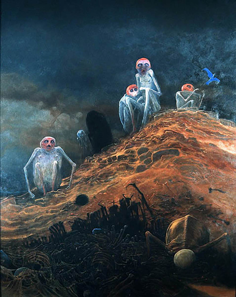 Zdzislaw Beksinski BEKSINSKI124 oil painting reproduction