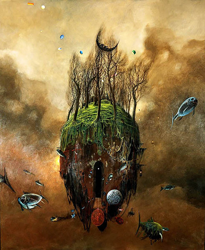 Zdzislaw Beksinski BEKSINSKI127 oil painting reproduction