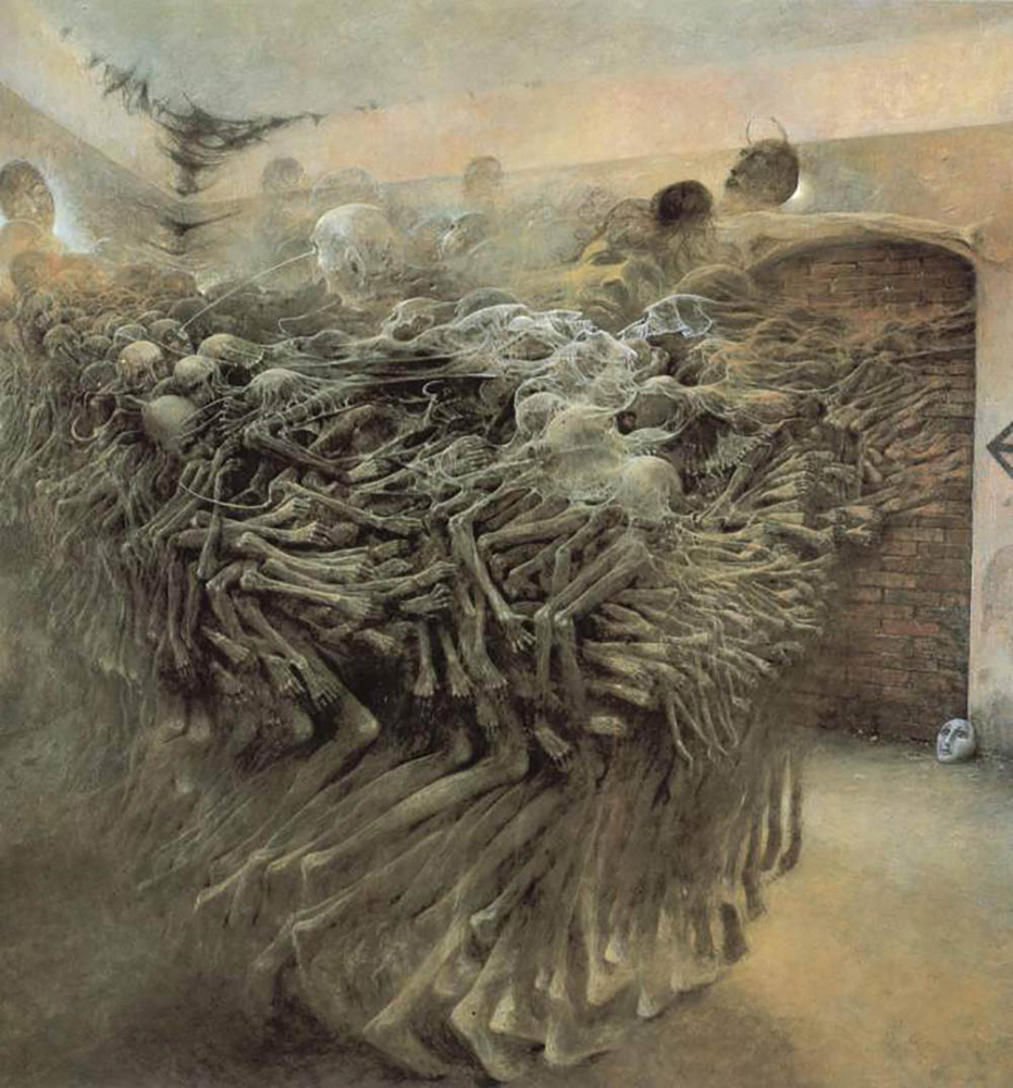 Zdzislaw Beksinski BEKSINSKI141 oil painting reproduction