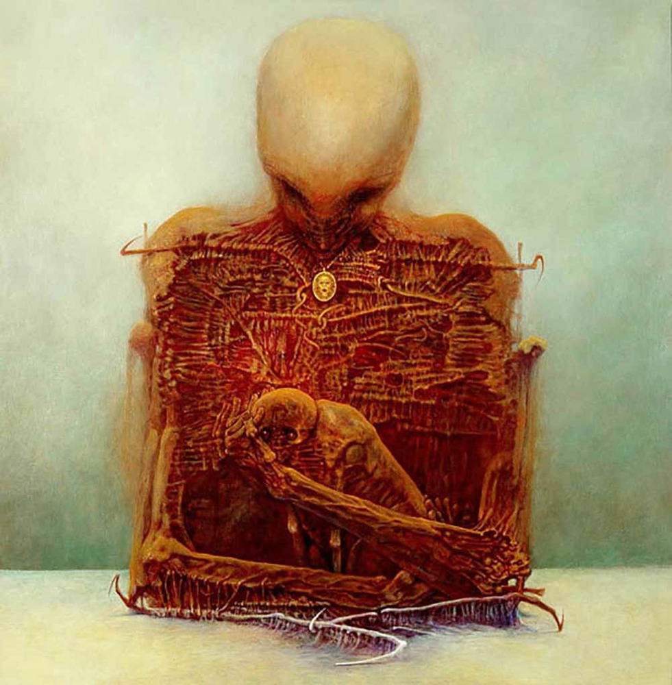 Zdzislaw Beksinski BEKSINSKI181 oil painting reproduction