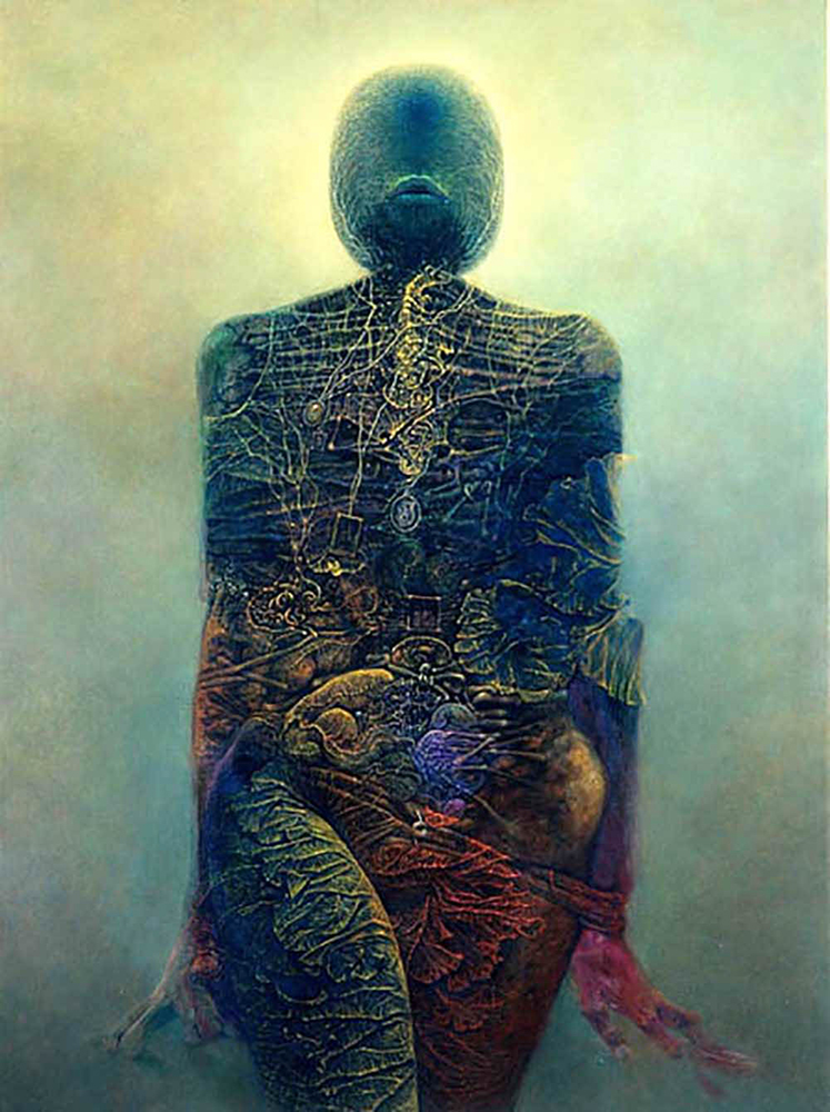 Zdzislaw Beksinski BEKSINSKI183 oil painting reproduction