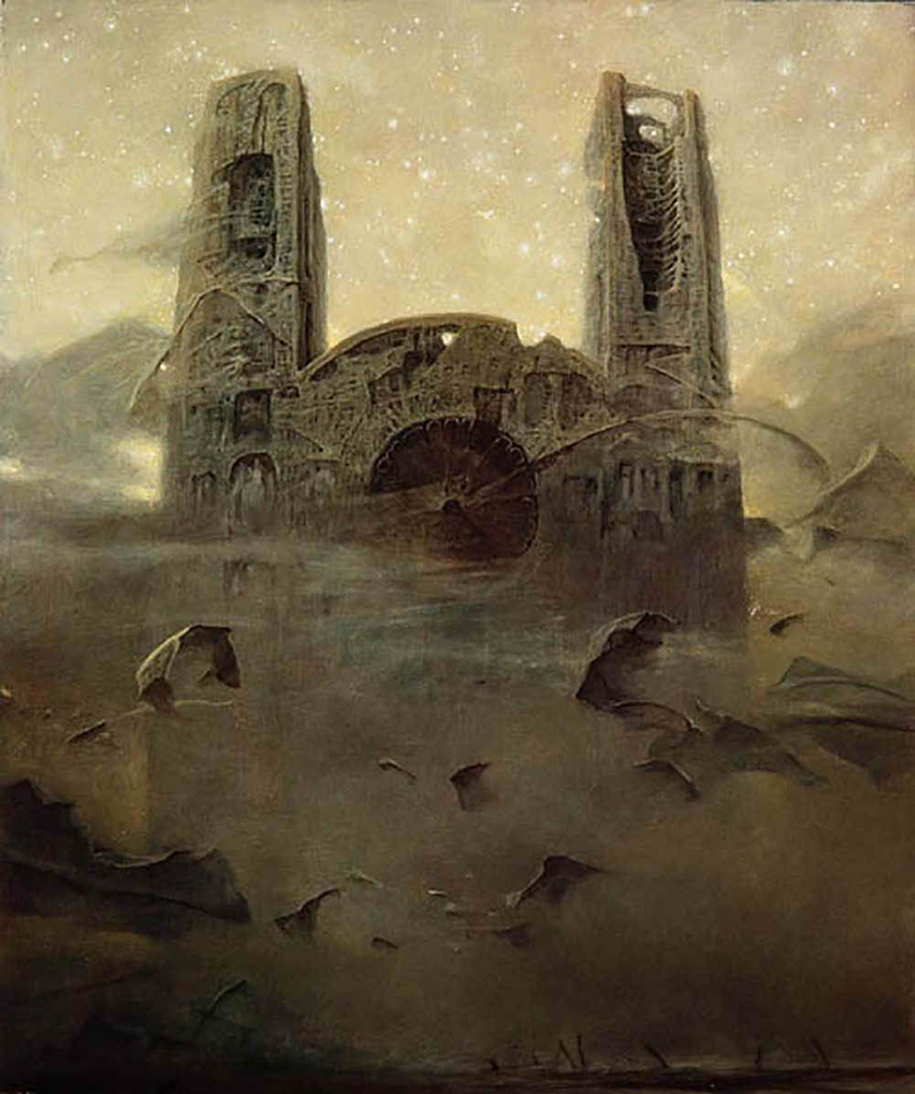 Zdzislaw Beksinski BEKSINSKI185 oil painting reproduction