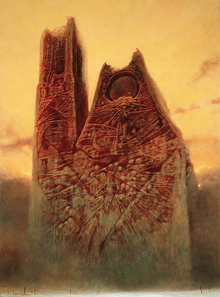 Zdzislaw Beksinski BEKSINSKI186 oil painting reproduction