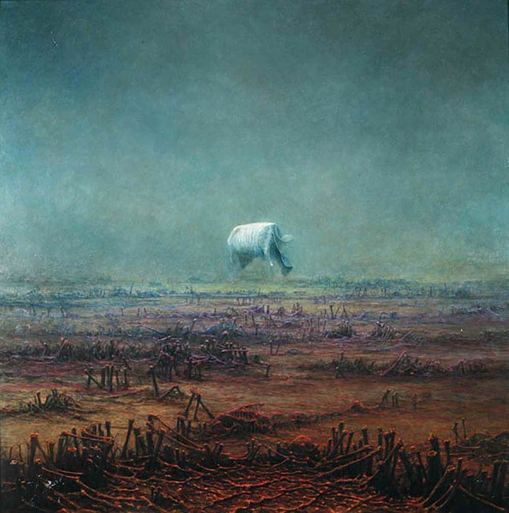 Zdzislaw Beksinski BEKSINSKI189 oil painting reproduction