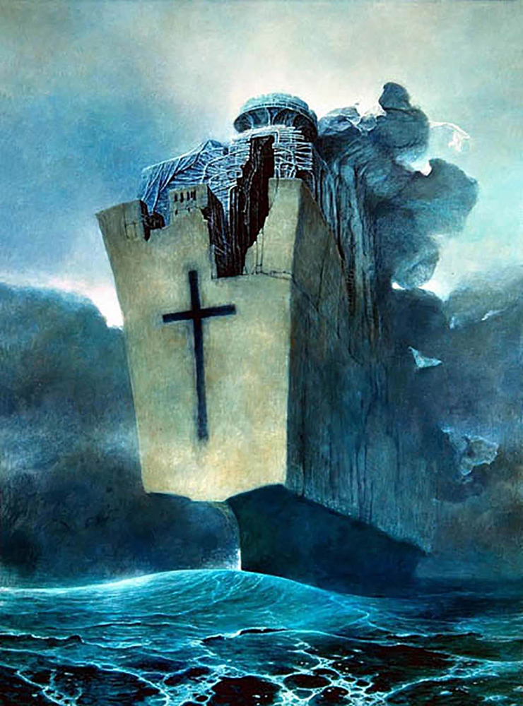 Zdzislaw Beksinski BEKSINSKI197 oil painting reproduction