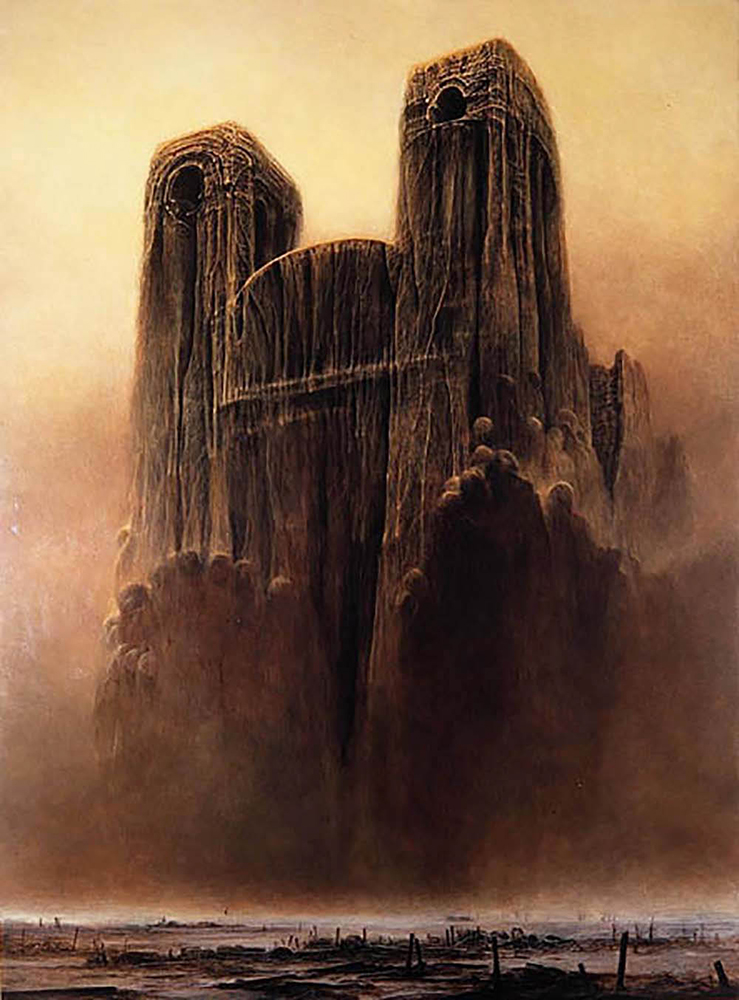 Zdzislaw Beksinski BEKSINSKI208 oil painting reproduction