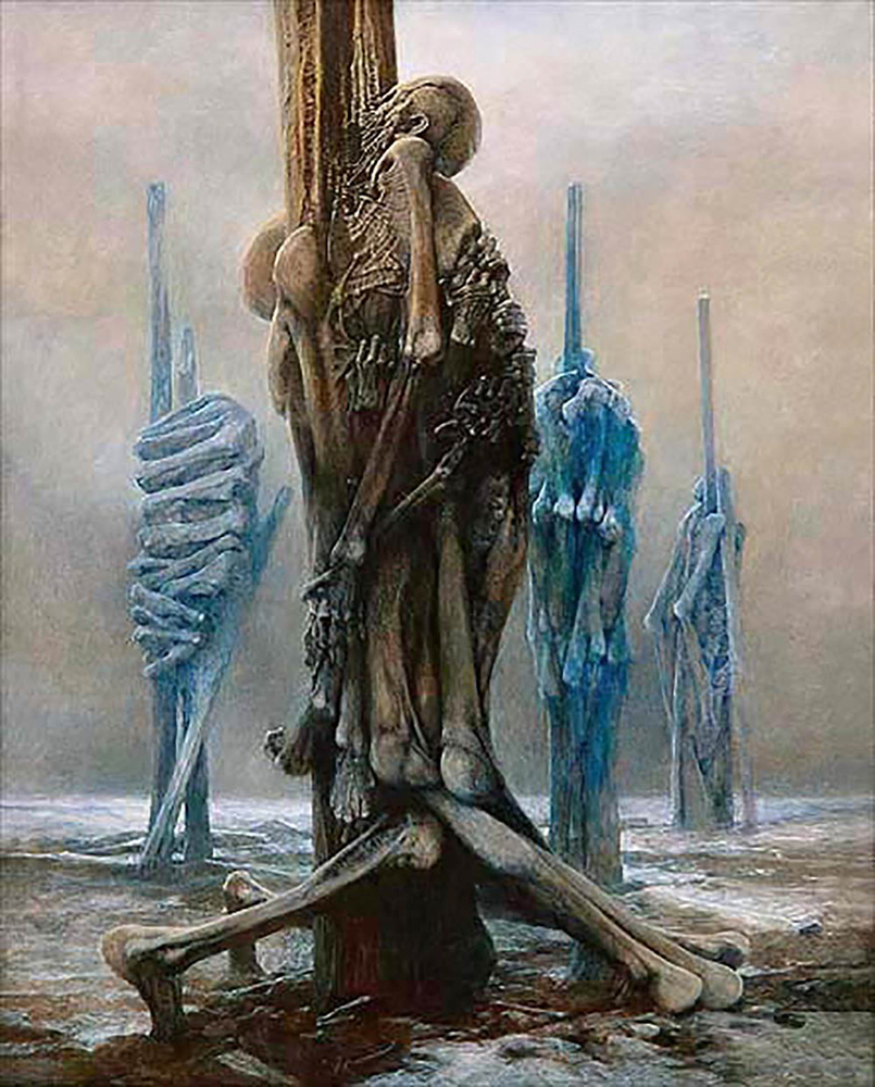 Zdzislaw Beksinski BEKSINSKI211 oil painting reproduction