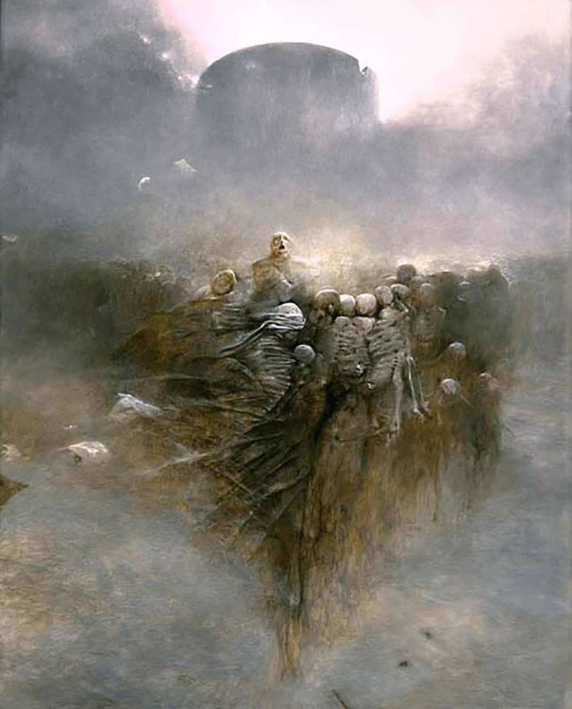 Zdzislaw Beksinski BEKSINSKI212 oil painting reproduction