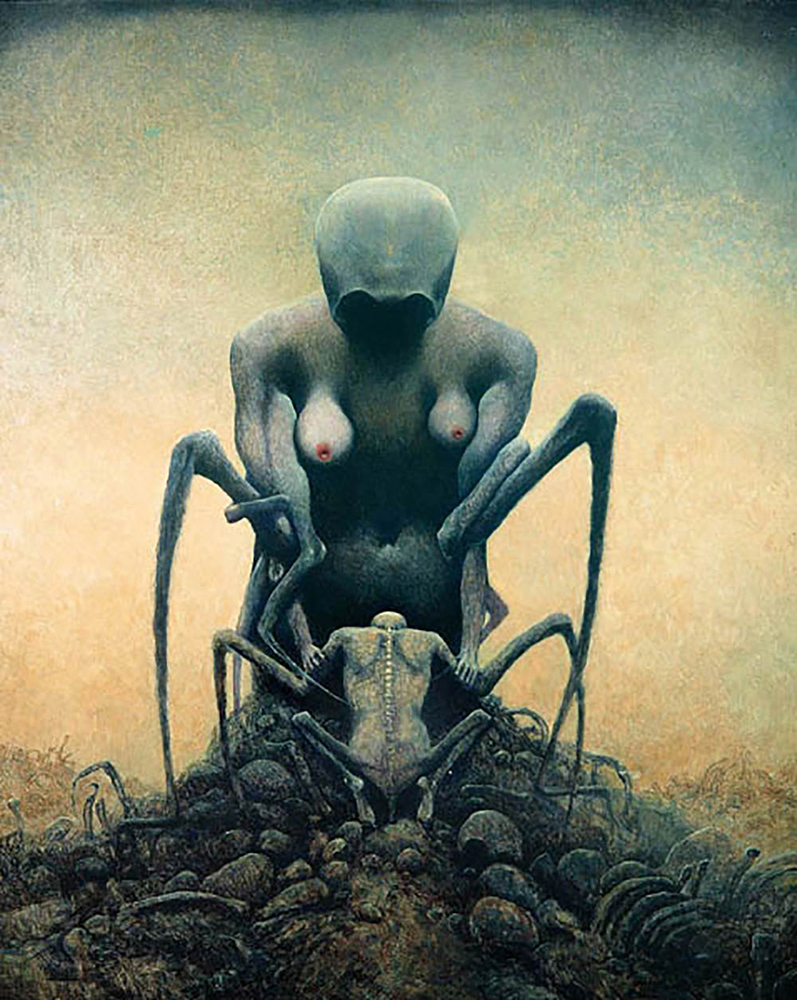 Zdzislaw Beksinski BEKSINSKI287 oil painting reproduction