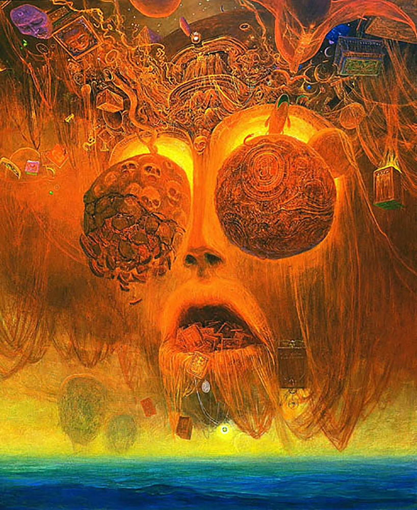 Zdzislaw Beksinski BEKSINSKI289 oil painting reproduction