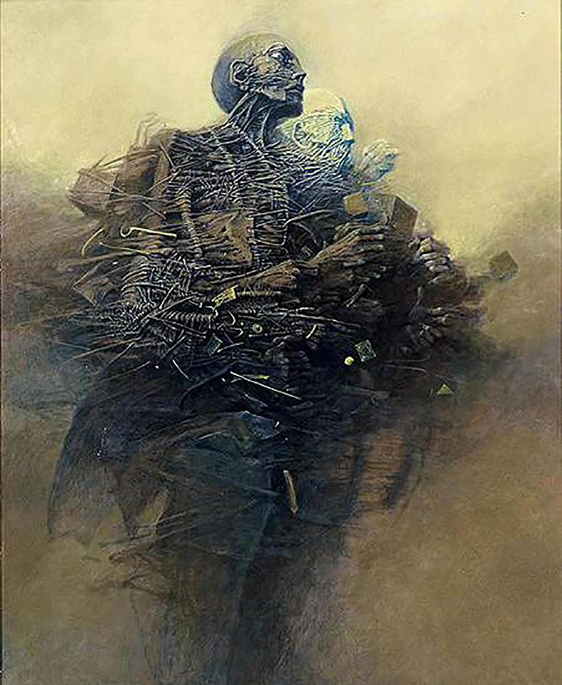 Zdzislaw Beksinski BEKSINSKI329 oil painting reproduction