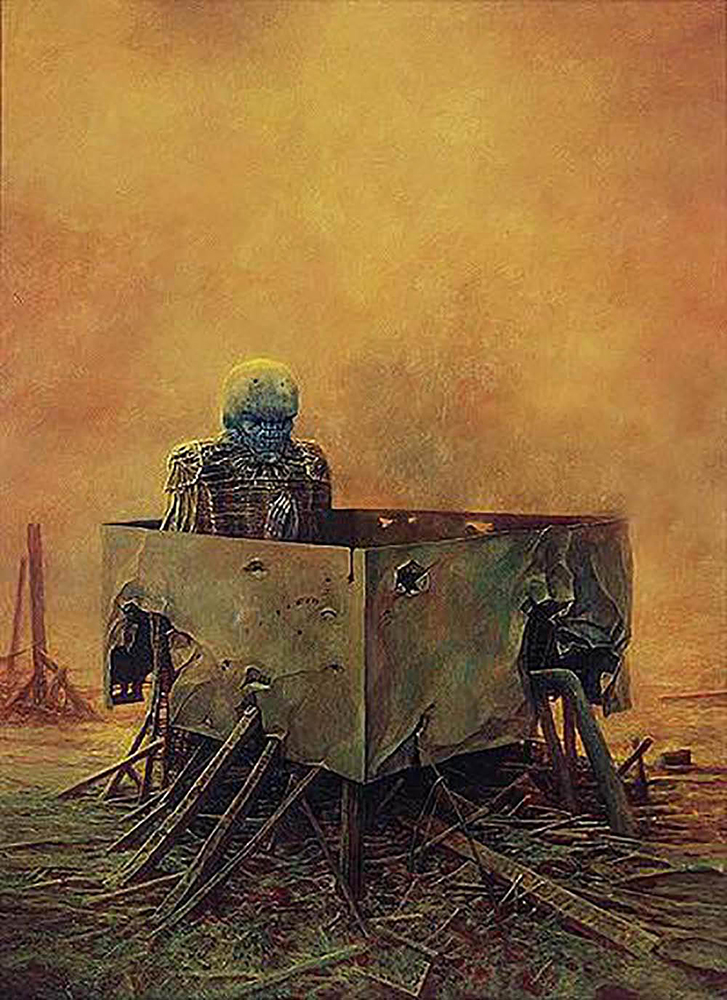 Zdzislaw Beksinski BEKSINSKI347 oil painting reproduction