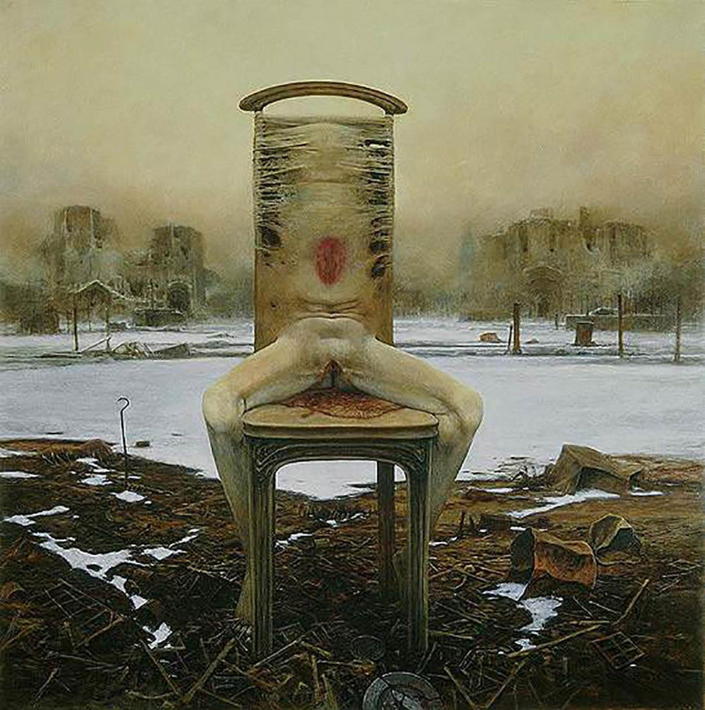 Zdzislaw Beksinski BEKSINSKI348 oil painting reproduction