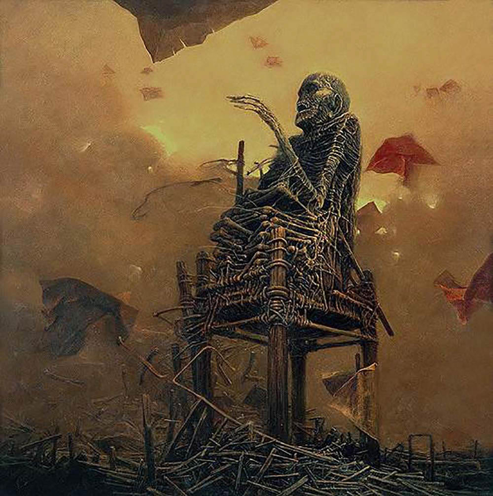 Zdzislaw Beksinski BEKSINSKI349 oil painting reproduction