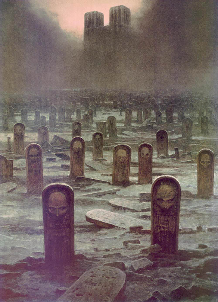 Zdzislaw Beksinski BEKSINSKI374 oil painting reproduction