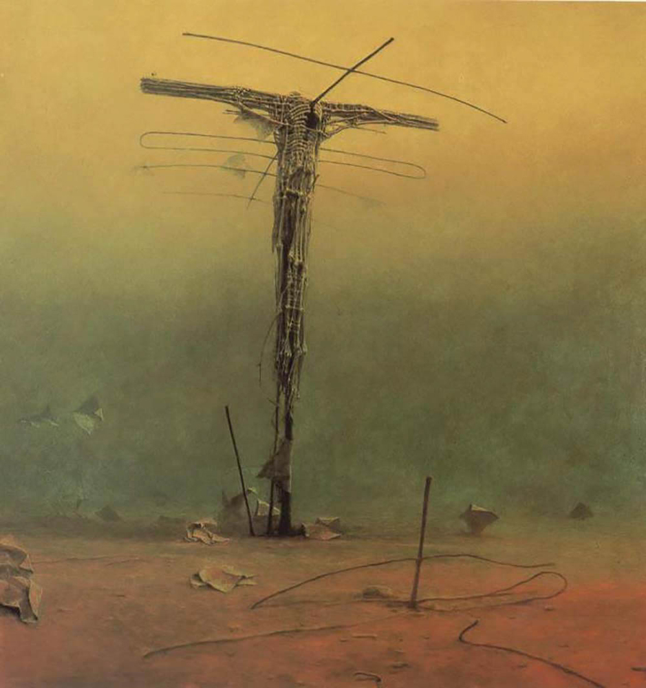 Zdzislaw Beksinski BEKSINSKI375 oil painting reproduction