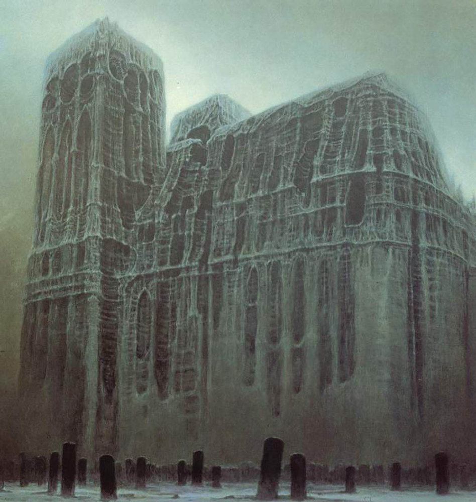 Zdzislaw Beksinski BEKSINSKI386 oil painting reproduction