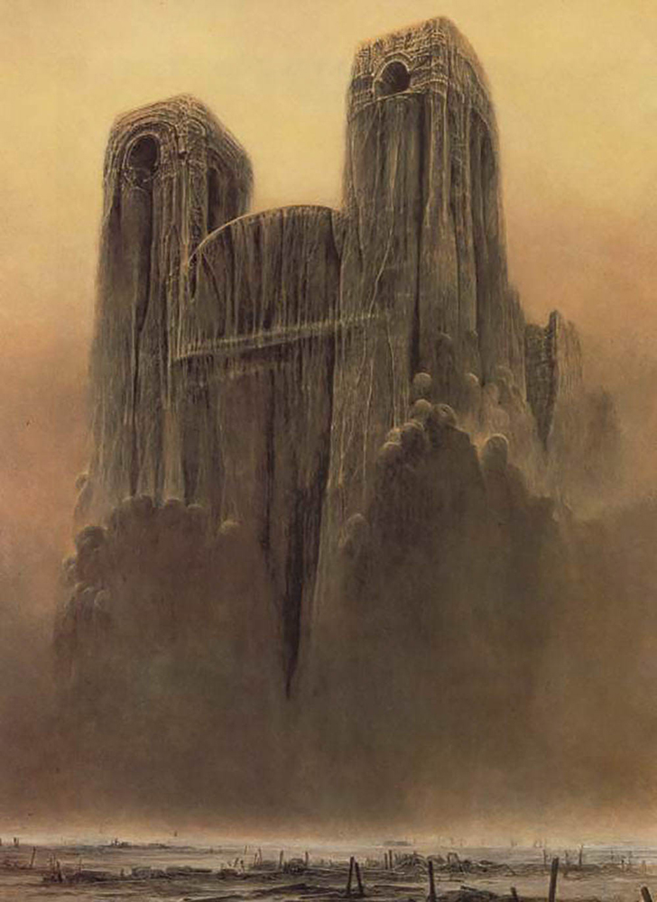 Zdzislaw Beksinski BEKSINSKI391 oil painting reproduction