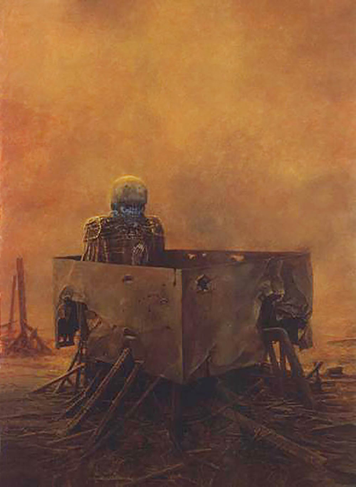 Zdzislaw Beksinski BEKSINSKI402 oil painting reproduction