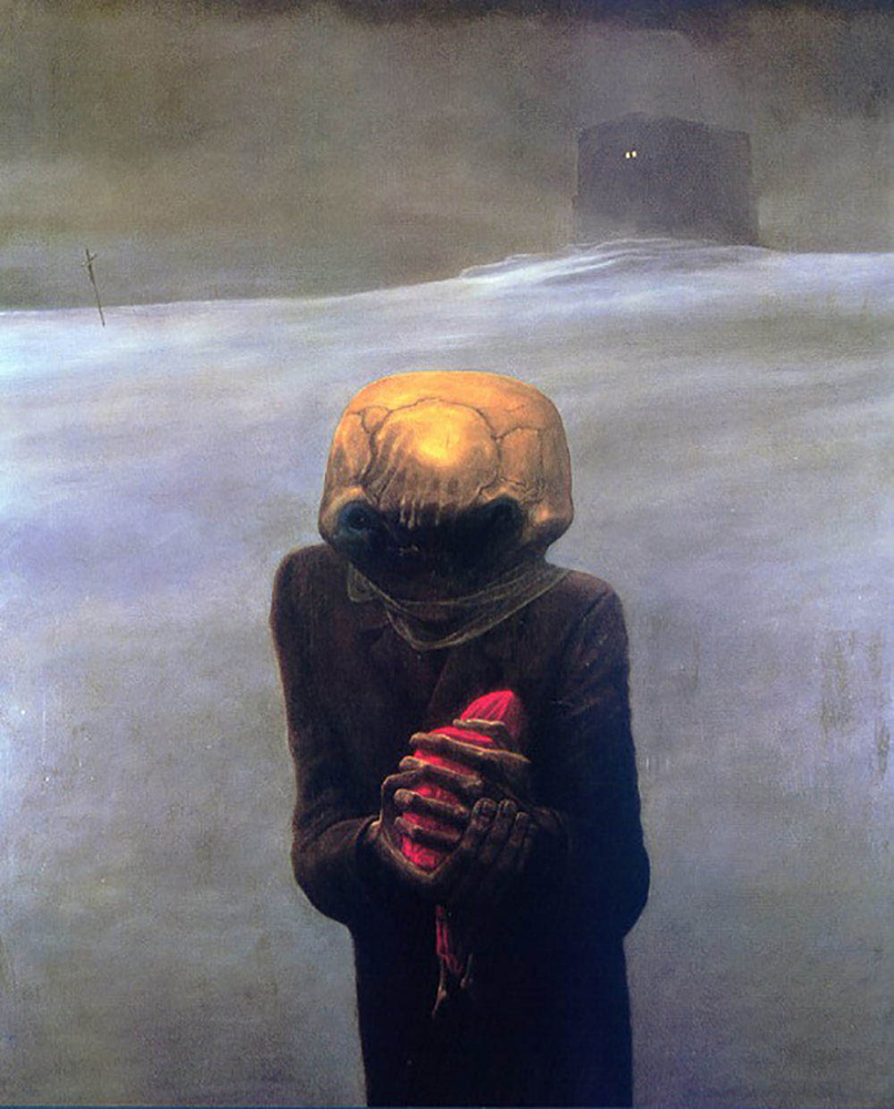 Zdzislaw Beksinski BEKSINSKI403 oil painting reproduction