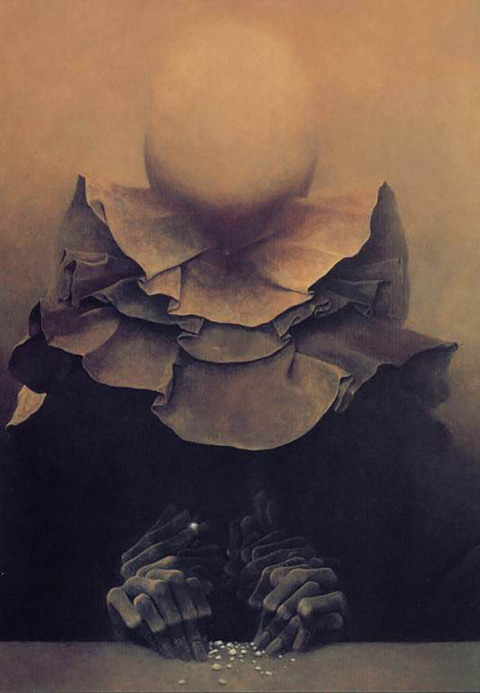 Zdzislaw Beksinski BEKSINSKI408 oil painting reproduction