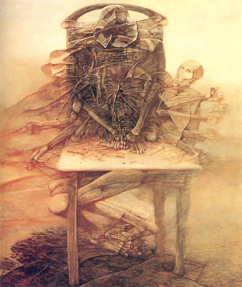 Zdzislaw Beksinski BEKSINSKI411 oil painting reproduction