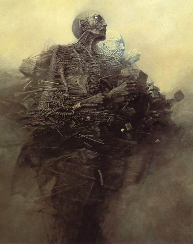 Zdzislaw Beksinski BEKSINSKI443 oil painting reproduction