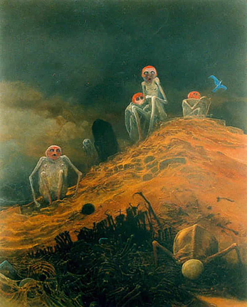 Zdzislaw Beksinski BEKSINSKI455 oil painting reproduction