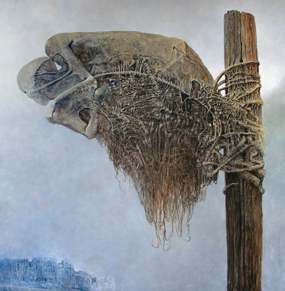 Zdzislaw Beksinski BEKSINSKI457 oil painting reproduction